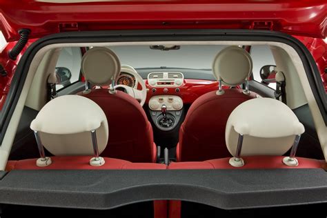 Fiat 500 rear seats